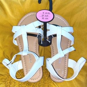 White Strap Sandals